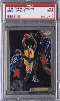 1998-99 Topps Chrome #68 Kobe Bryant -PSA MINT 9 